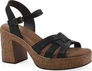 White Mountain Footwear Barista Platform Sandal