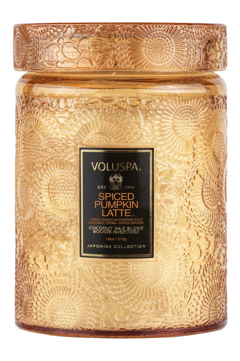 Spiced Pumpkin Latte Large Jar Candle, Main, color, SPICED PUMPKIN LATTE