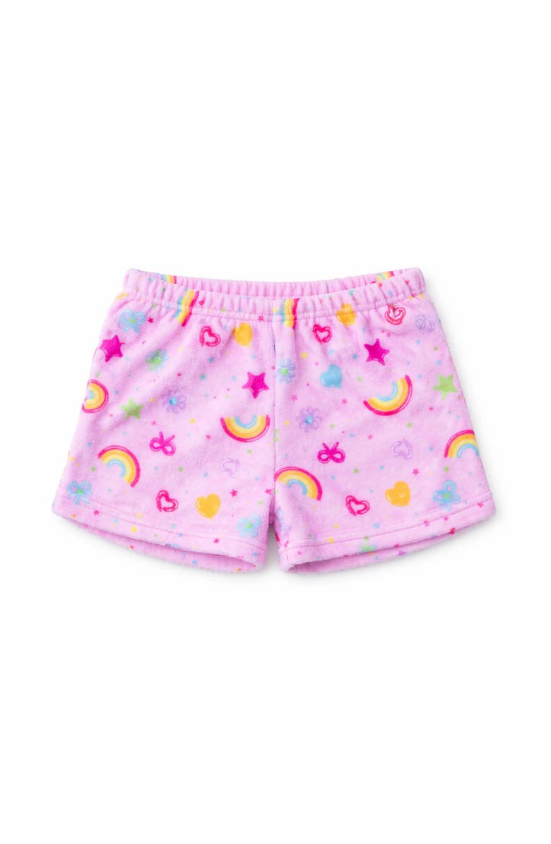 Preppy Goose Plush Balloons Print loungewear Shorts, Main, color, Orchid