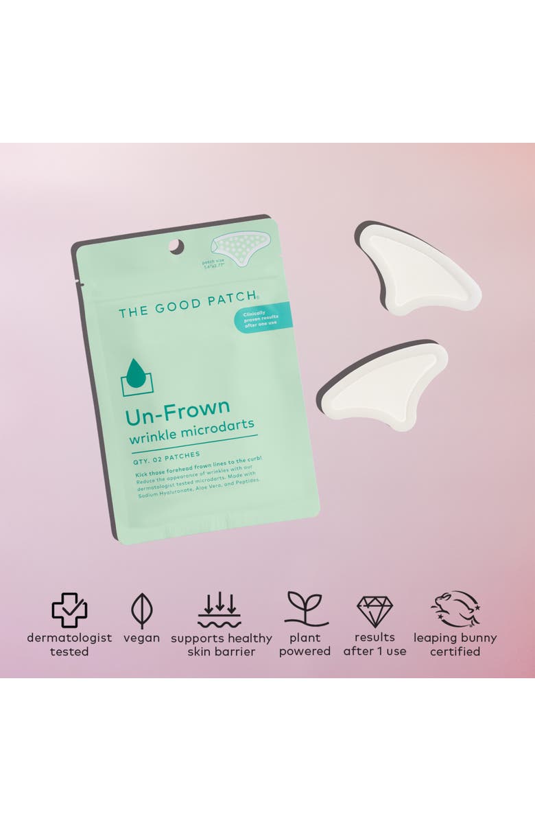 The Good Patch Un-Frown Microdart Patches, Alternate, color, NO COLOR