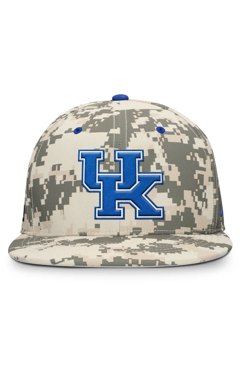 Nike Men's Nike Digital Camo Kentucky Wildcats 2025 Dugout True Performance Fitted Hat, Alternate, color, Camo