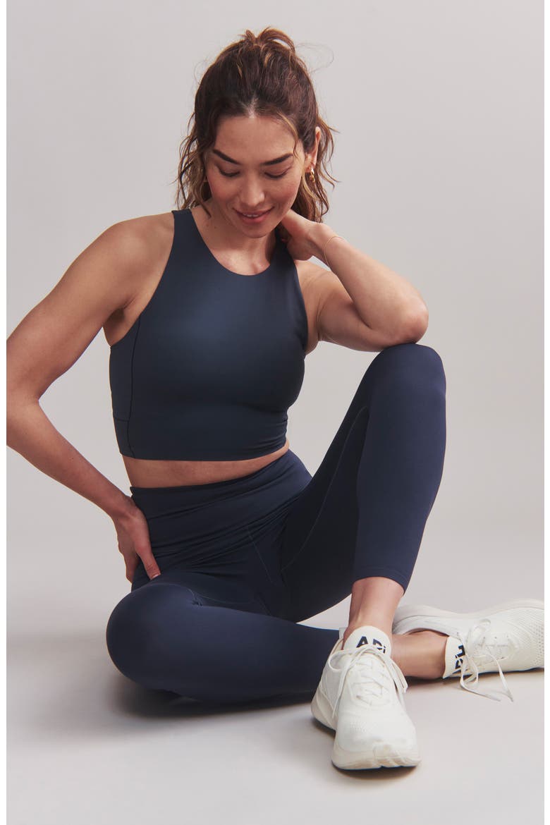 Revive Longline Bra, Alternate, color, NAVY BLUE