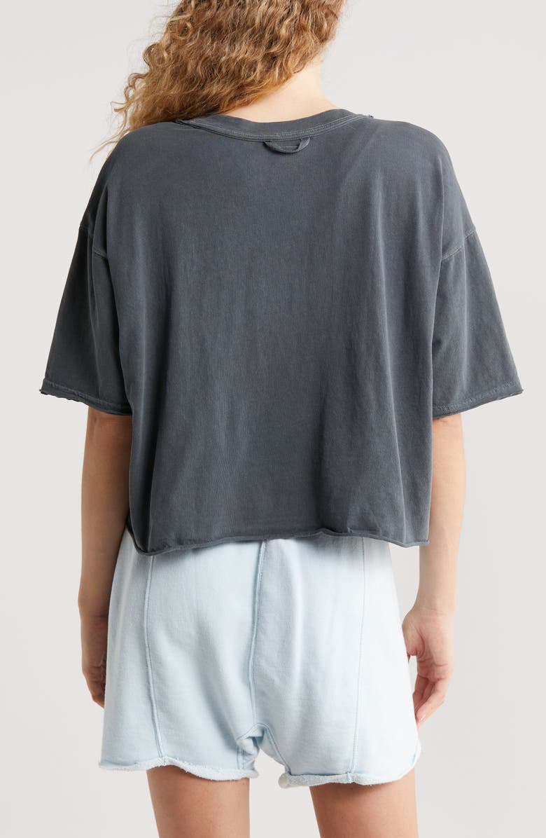 Free People FP Movement Inspire Cotton T-Shirt, Alternate, color, Black