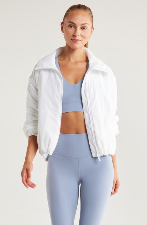 Zella Elevate Insulated Jacket In White