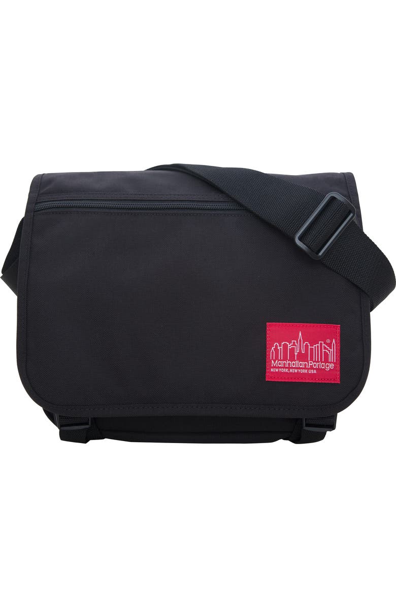 Manhattan Portage Europa Messenger Bag, Main, color, Black