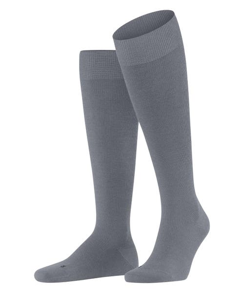 Falke Energizing Wool Compression Knee High Socks In Gray