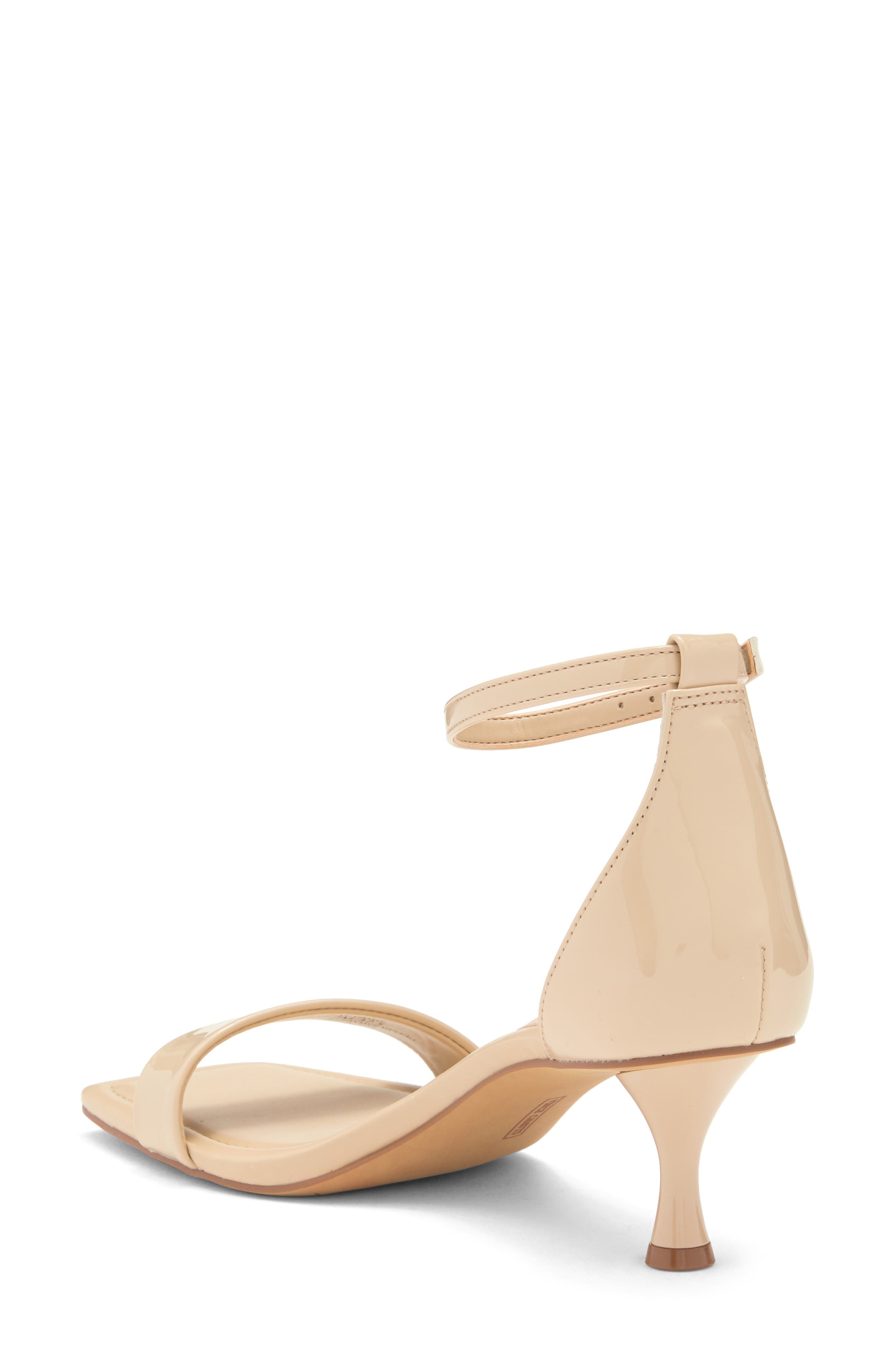 Vinkely Square Toe Kitten Heel Sandal, Alternate, color, CAFFE PATENT