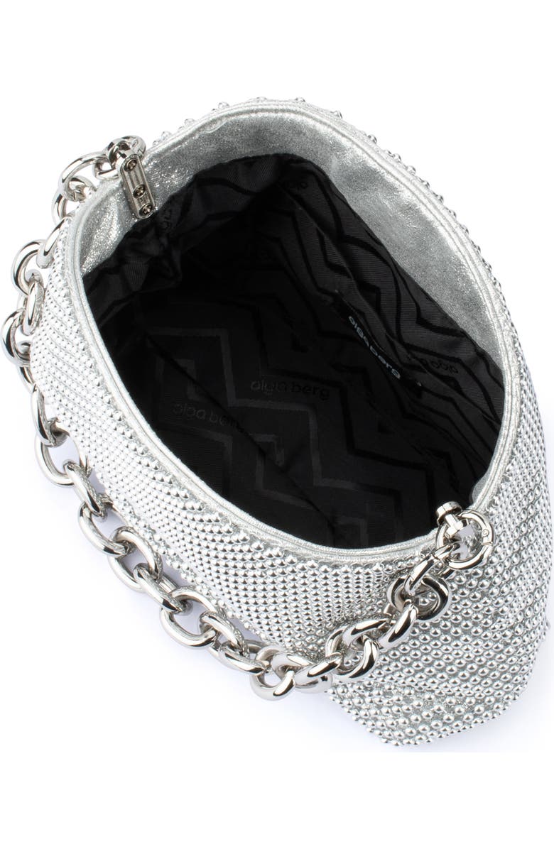 Olga Berg Skylar Ball Mesh Shoulder Bag, Alternate, color,
