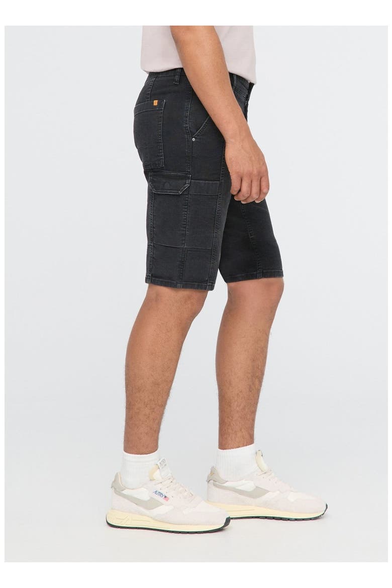 Stretch Canvas Cargo Short, Alternate, color, Black