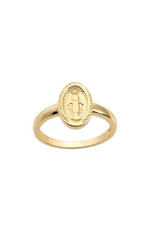 Oval Mary Ring
