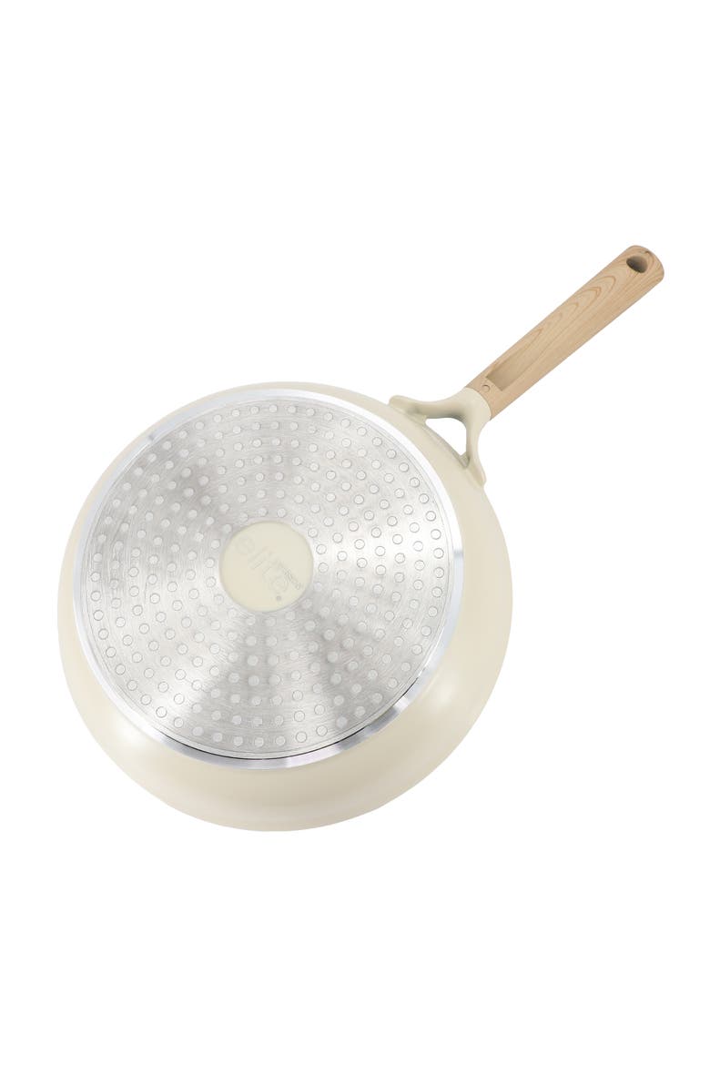 Folkstone 10 Inch Ceramic Nonstick Cast Aluminum Frypan, Alternate, color, Beige