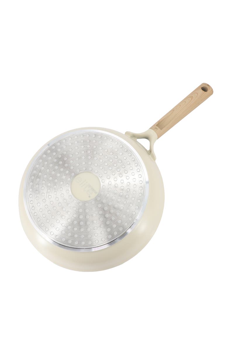 Gibson Elite Folkstone 10 Inch Ceramic Nonstick Cast Aluminum Frypan, Alternate, color, Beige