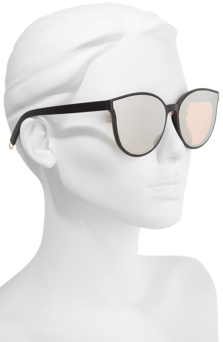 BP. 59mm Metal Tip Round Sunglasses, Alternate, color,