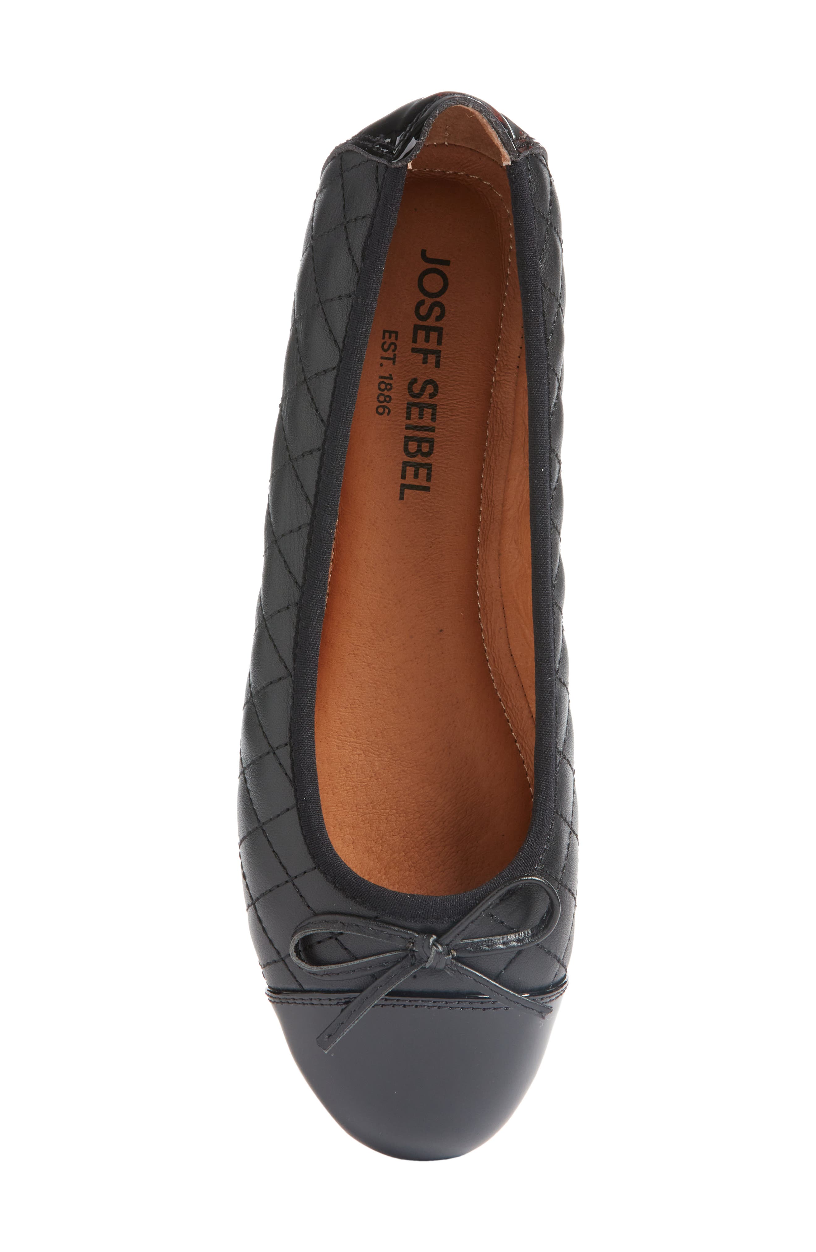 Josef Seibel Pippa Ballet Flat, Alternate, color, Black