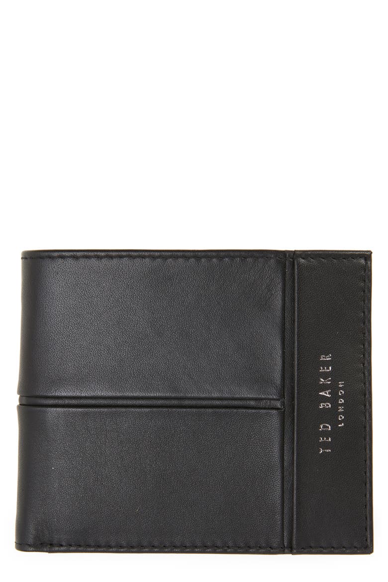 Samul Leather Bifold Wallet, Main, color, BLACK