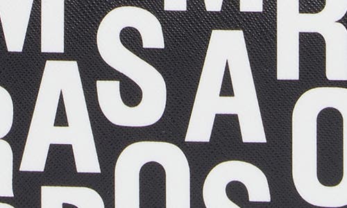 Marc Jacobs Jumbled Logo Small Tote Bag In Black/white