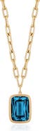 GOSHWARA Manhattan Cushion Pendant Necklace