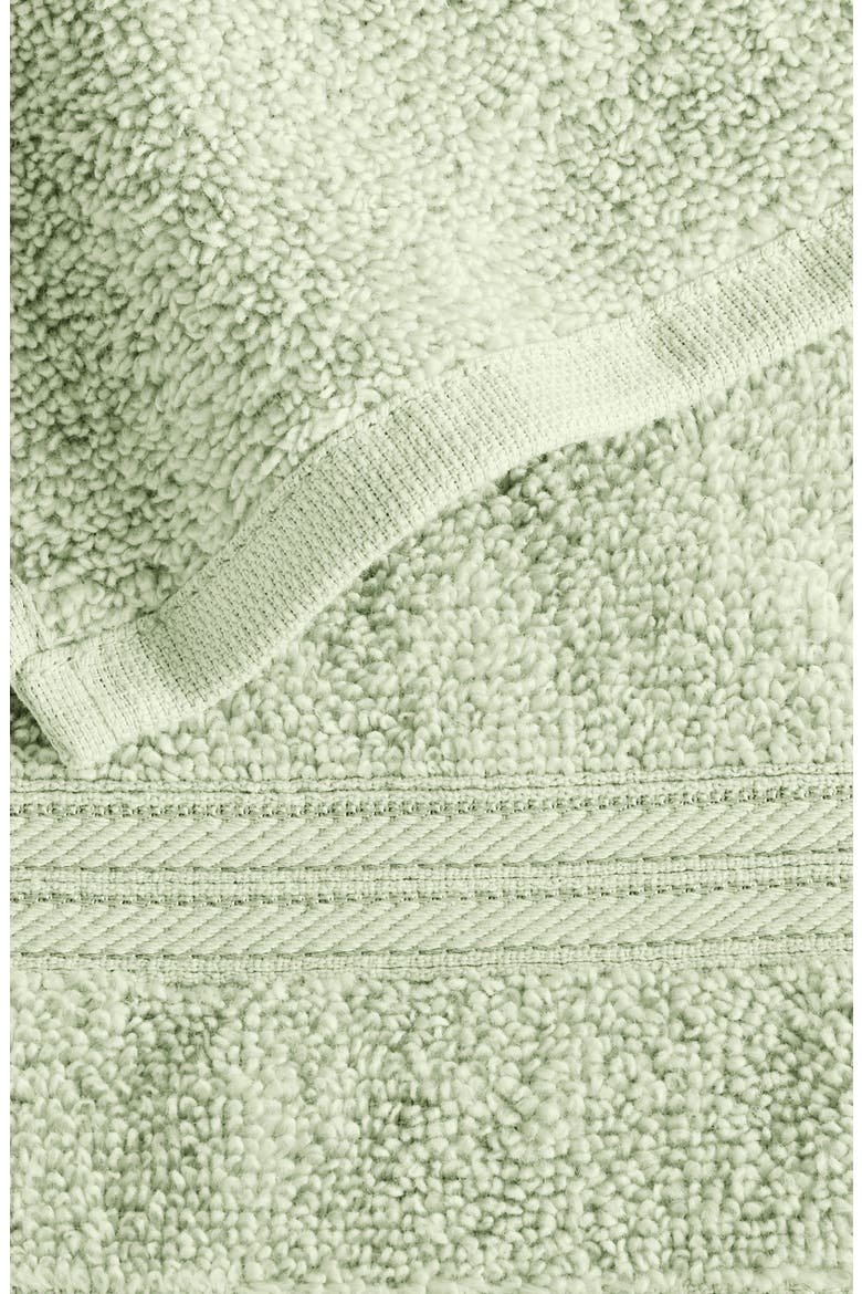 Quick-Dry Cotton 4-Pack Bath Towel Set, Alternate, color, SEAGREEN