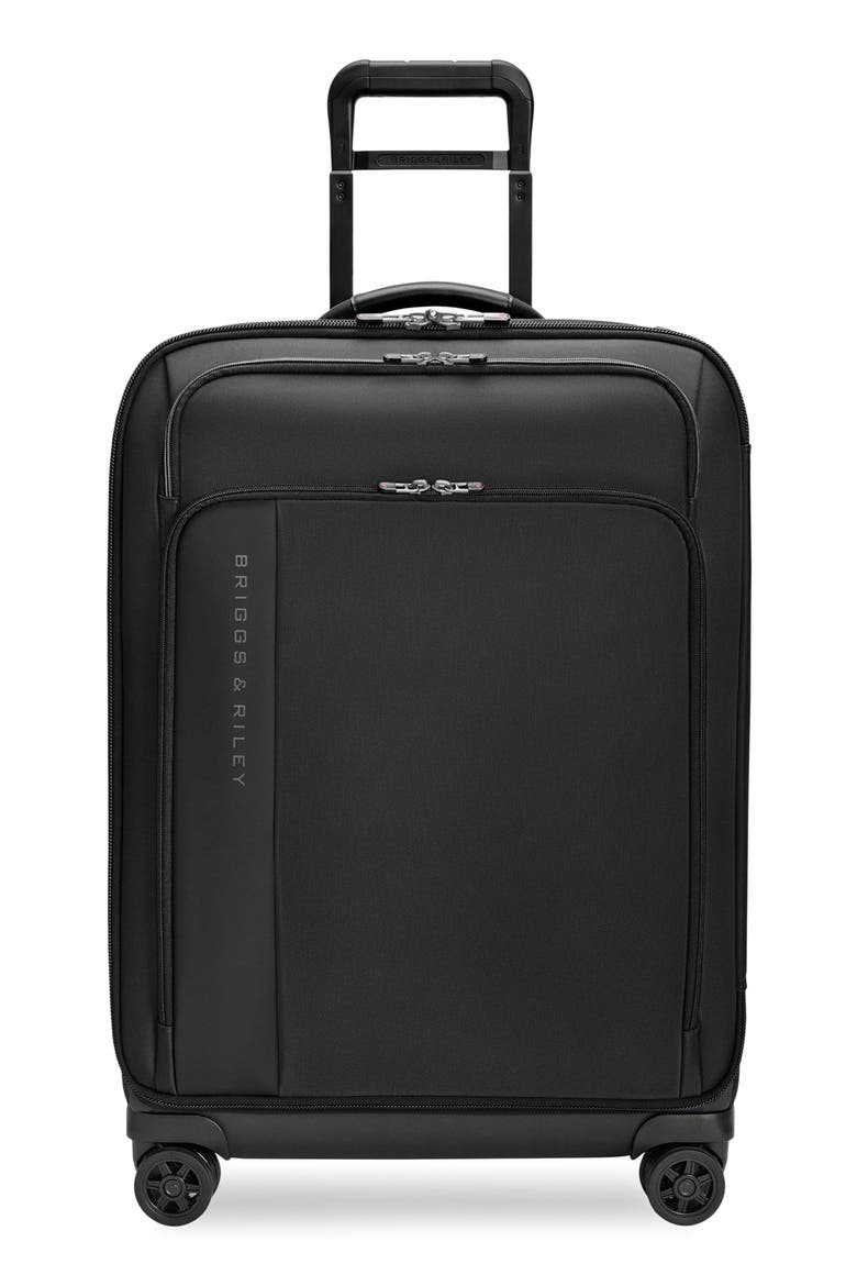 Medium ZDX 26-Inch Expandable Spinner Packing Case, Main, color, BLACK