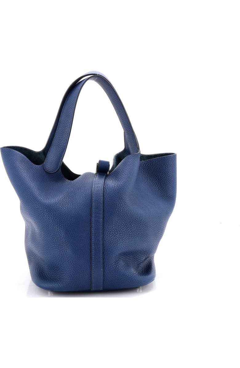 Pre-Owned Hermes Picotin Bag Clemence GM, Alternate, color, Deep Blue