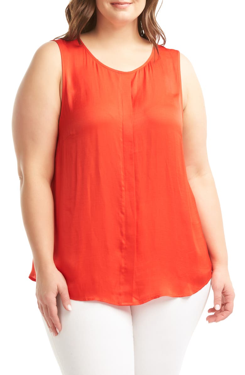 Tart Lemon Tart Angelle Tank, Main, color, Fiery Red