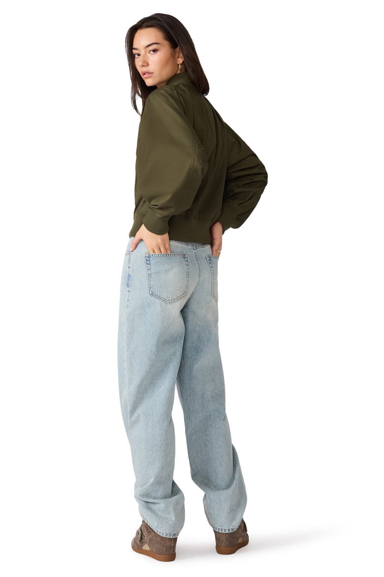 Bray Bomber Jacket, Alternate, color, DARK OLIVE