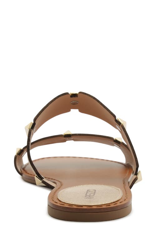 Arezzo Lyra Slide Sandal In Silver