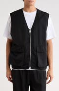 PURPLE BRAND Nylon Zip Vest