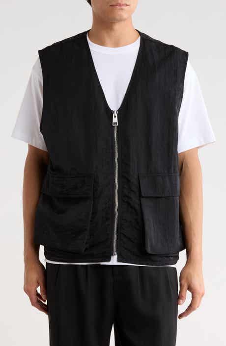 PURPLE BRAND Nylon Zip Vest