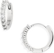 Nordstrom Crystal Huggie Hoop Earrings