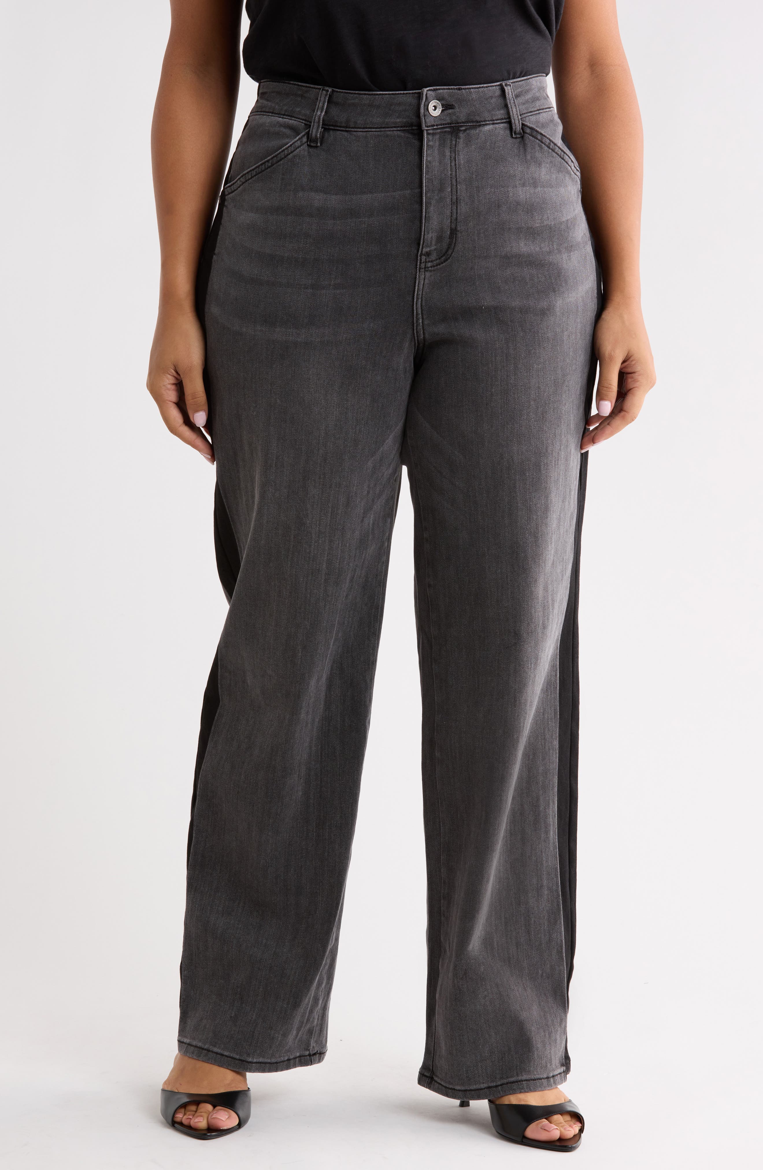 Tuxedo Relaxed Straight Leg Jeans