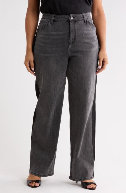 Tuxedo Relaxed Straight Leg Jeans