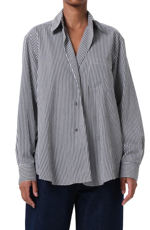 Aris Stripe Button-Up Shirt