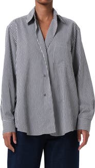 AGOLDE Aris Stripe Button-Up Shirt