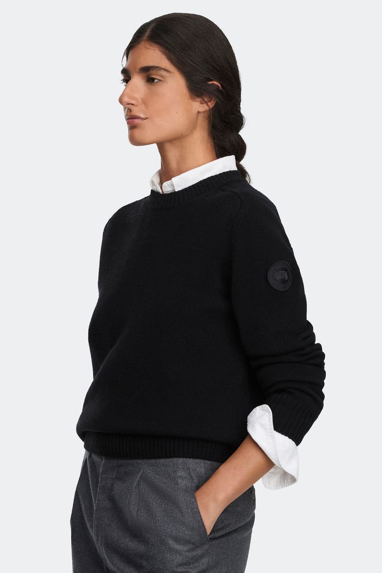 Joffre Knit Crew, Alternate, color, Black