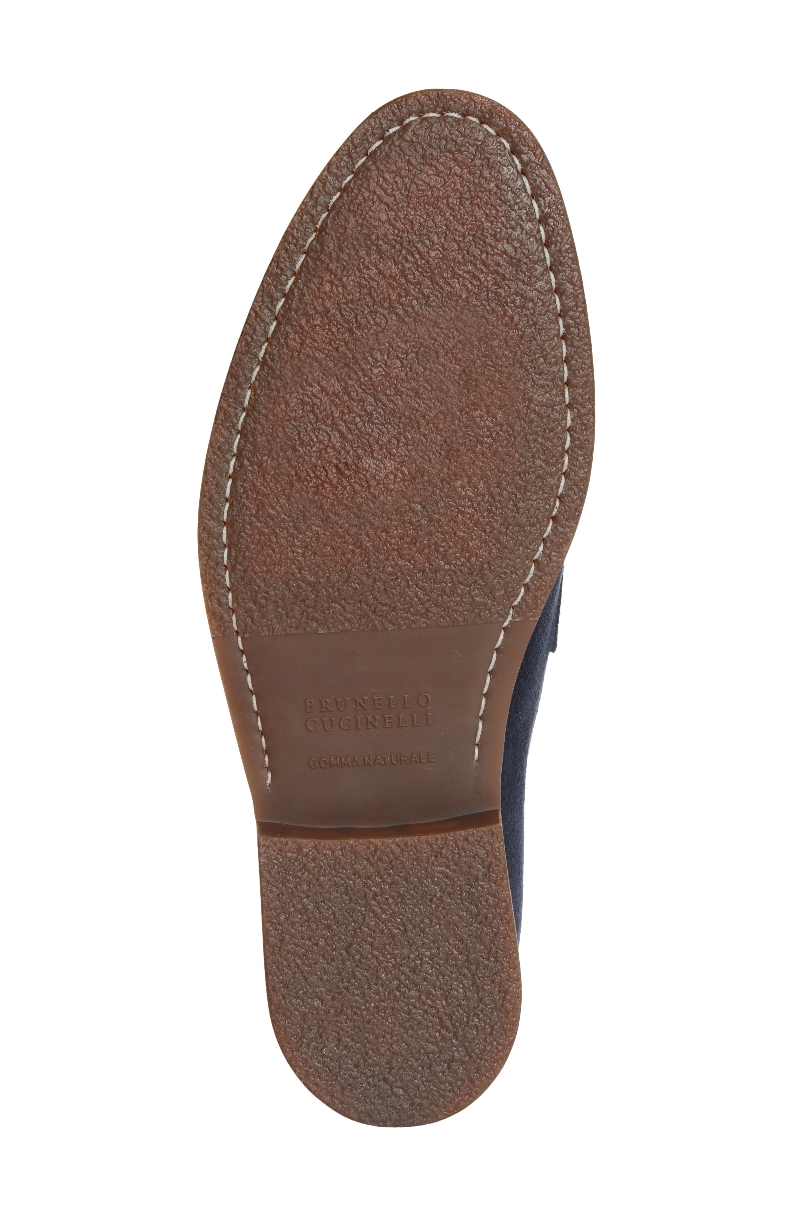 Suede Penny Loafer, Alternate, color, BLUE