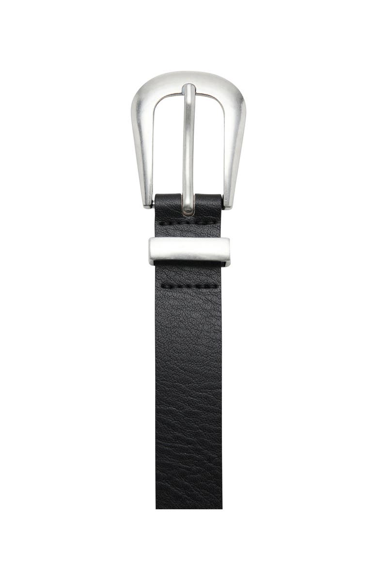 Leather Western Belt, Alternate, color, BLACK