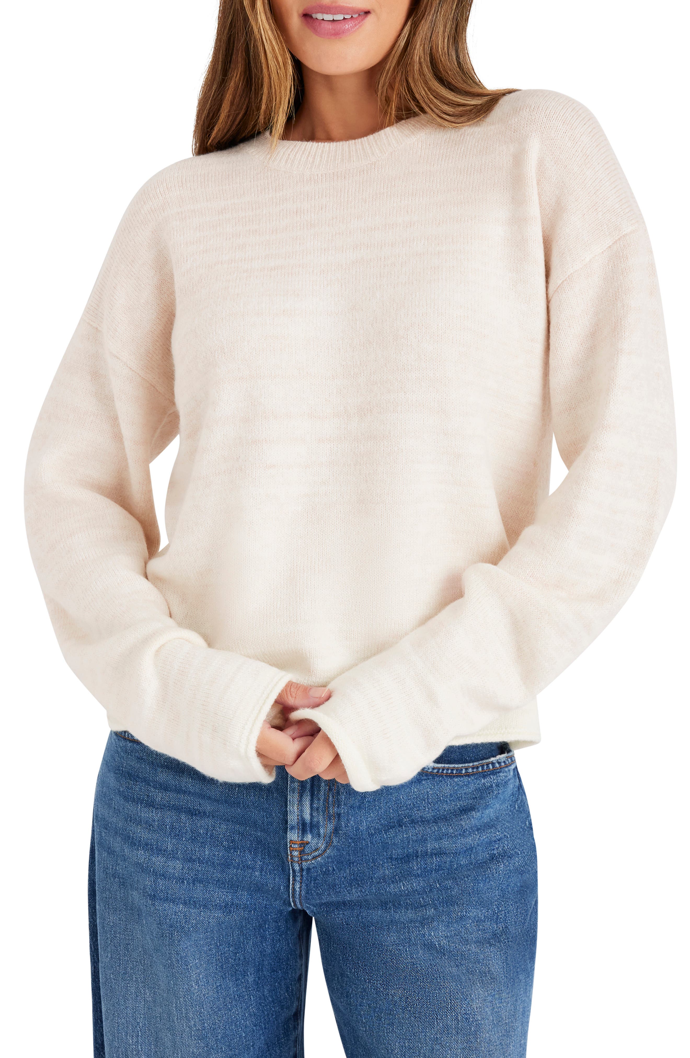 Splendid Lydia Ombré Sweater in Pink Ombre 