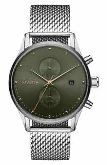 MVMT Voyager Quartz Mesh Bracelet Watch, 42mm