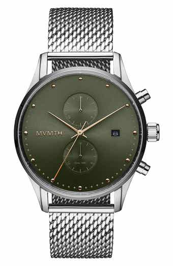MVMT Voyager Quartz Mesh Bracelet Watch, 42mm
