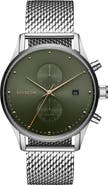 MVMT Voyager Quartz Mesh Bracelet Watch, 42mm