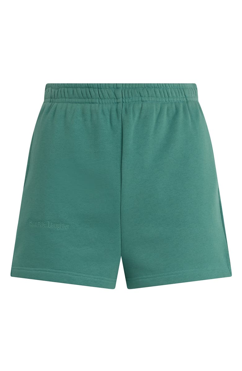 Favorite Daughter Sweat Shorts, Alternate, color, Emerald