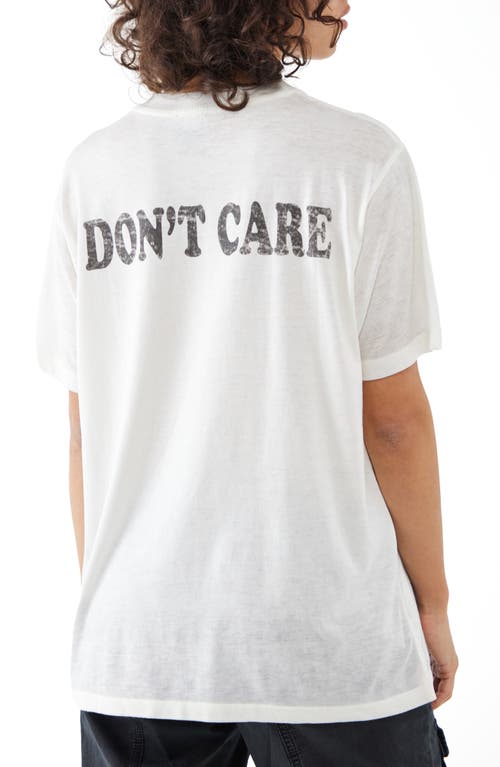 Bdg Urban Outfitters Don't Know Graphic T-shirt In White