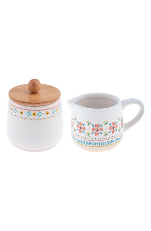 Ava 2-Piece Sugar & Creamer Container Set