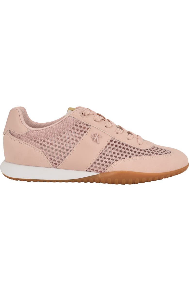 Calvin Klein Harllow Low Top Sneaker, Alternate, color, Peach Whi/Peach Whi/White Sand