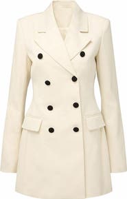 WeWoreWhat Peplum Blazer Mini Dress
