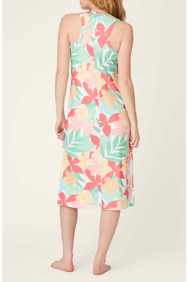 The Coastal Club Nightgown, Alternate, color, GREEN MULTI FLORAL