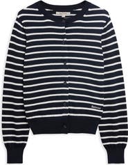 Barbour Baiton Stripe Cotton Cardigan