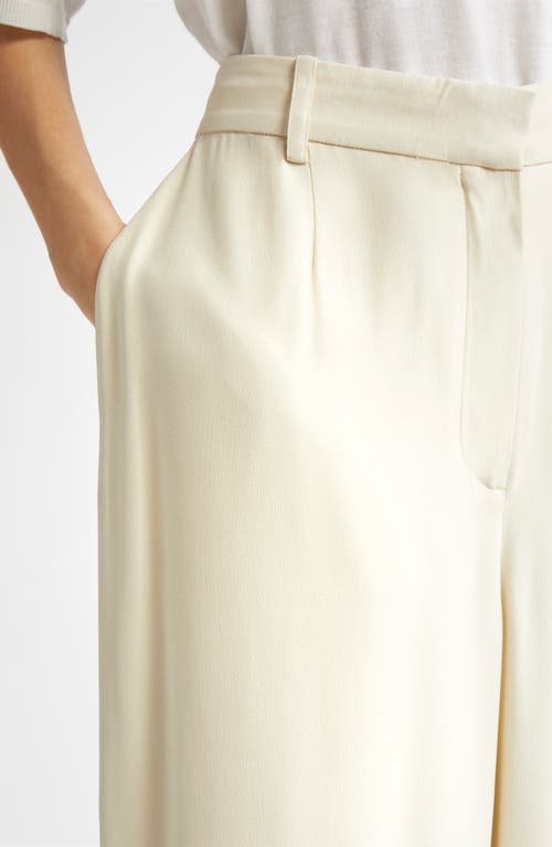 Totême Toteme Pleated Fluid Pants In Neutral