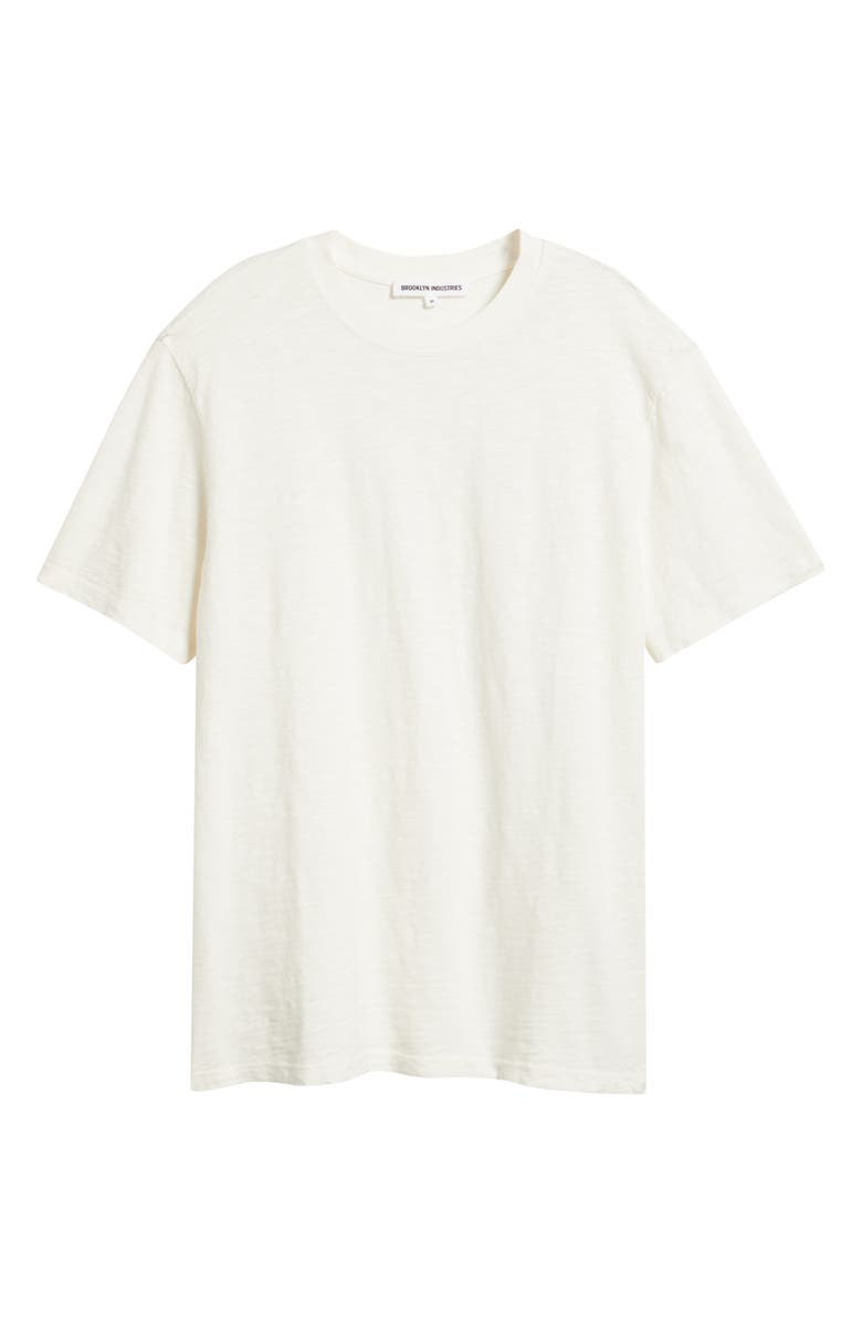 Brooklyn Industries Slim Fit Organic Cotton Slub T-Shirt, Alternate, color, Antique White